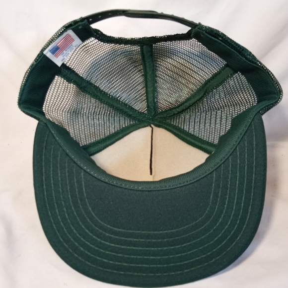 NWOT* Vintage Green Safety Snapback Trucker Hat Cap - Picture 5 of 6